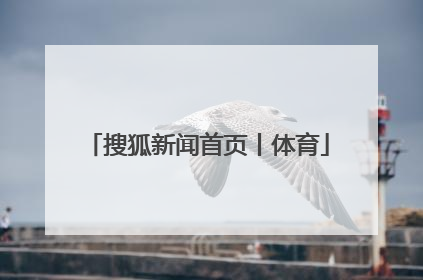 「搜狐新闻首页丨体育」搜狐新闻首页中心